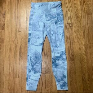 All In Motion High-Rise Full Length Leggings - Blue Marble - Small